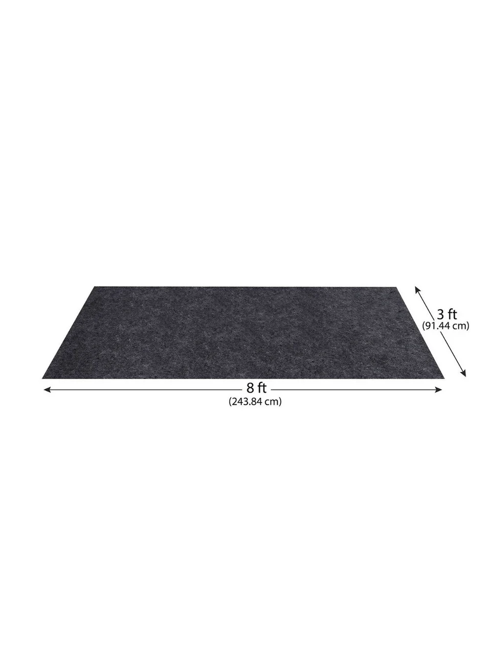 G-Floor DripDry 3'x8' Garage Floor Runner Mat (Grey)